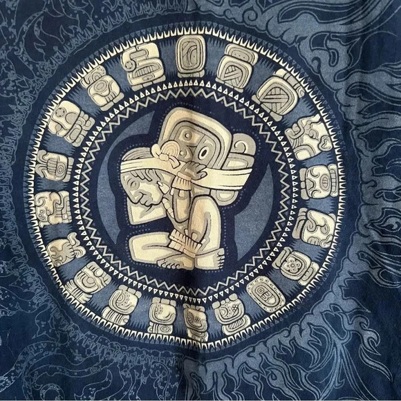 Mayan Village Short Sleeve Graphic T-Shirt - Picture 4 of 11